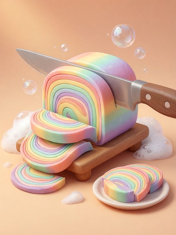 Soap Slice, satisfying soap cutting game